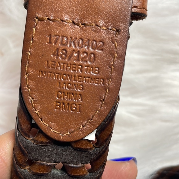 Dockers Tan Basket Weave Braided Belt - Picture 3 of 4